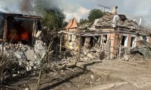 Video: Russia attacked the Odessa–Dnipro train, which caught fire