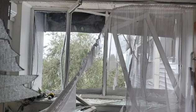 A hospital in Odesa was damaged by a Russian strike