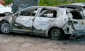 На Київщини уламками російських дронів пошкоджені ЛЕП