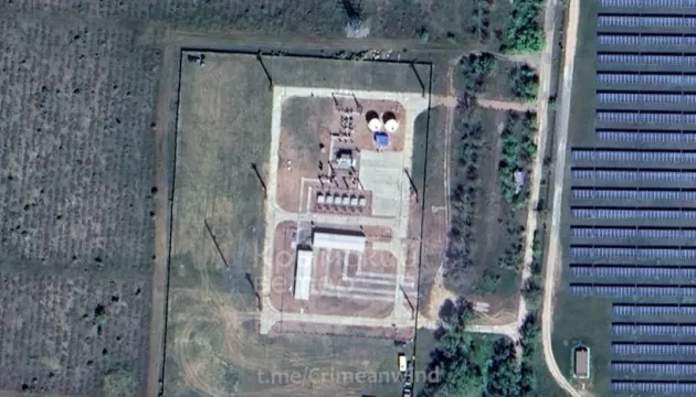 Fires broke out at two large solar power plants in Crimea