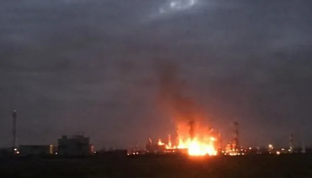 Russians attacked a gas production facility in the Kharkiv region