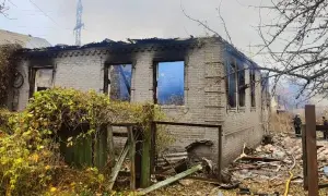 Russia attacked a gas station near Zvyagel in the Zhytomyr region