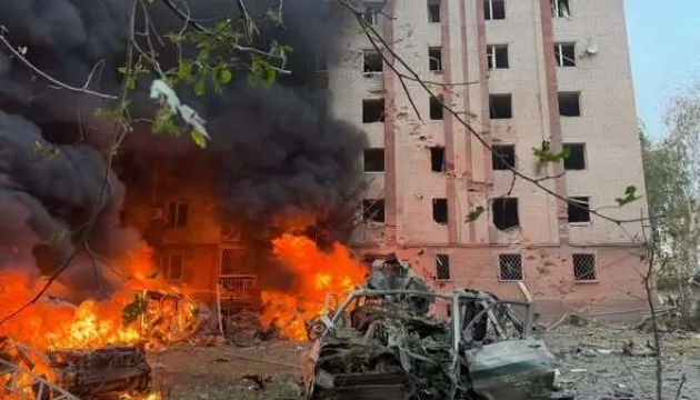 Five people were injured as a result of a Russian strike on Sloviansk