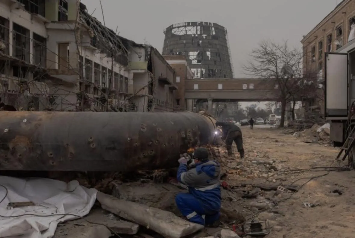 Russia damaged several energy facilities in Kyiv
