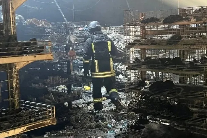 Дрон попал в Фору в Киевской области — появились фото разрушений