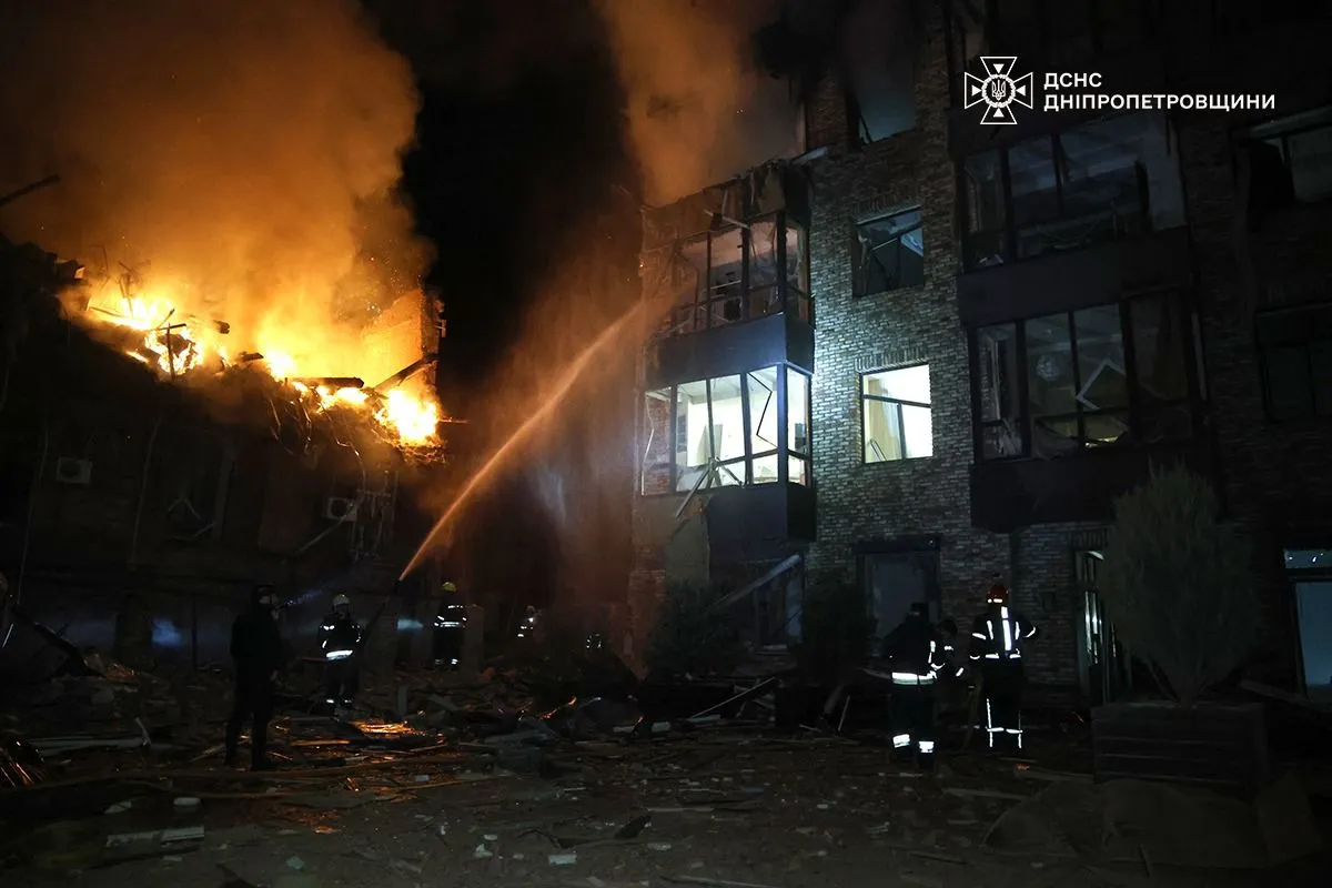 На Дніпропетровщині троє загиблих та 34 постраждалих через масовану атаку РФ