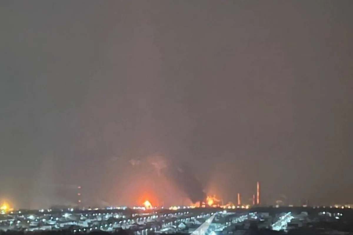 У Сизрані дрони атакували НПЗ вдруге за два тижні, спалахнула пожежа