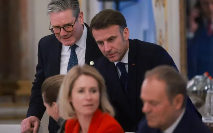 Макрон: «Україна та Європа тримають сильні карти» у мирних перемовинах