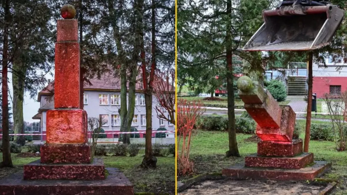 У польському Машево знесли обеліск радянським «визволителям»