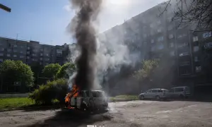 Внаслідок обстрілу в Миколаївскій області стався вибух добрив (фото)