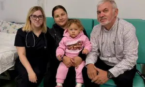 Doctors in Lviv removed a piece of plastic from a girl's bronchi that had been there for half a year