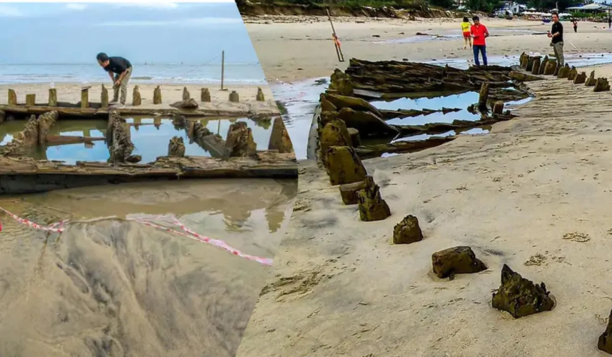 У В’єтнамі тайфун «Калмегі» виніс на берег рештки корабля XIV–XVI століть