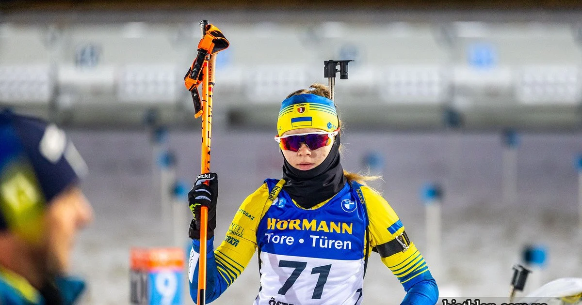 Дарина Чалик фінішувала 52-ю в гонці переслідування в Естерсунді