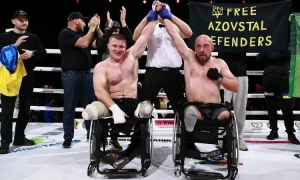 У Києві відбувся історичний боксерський поєдинок ветеранів на кріслах колісних