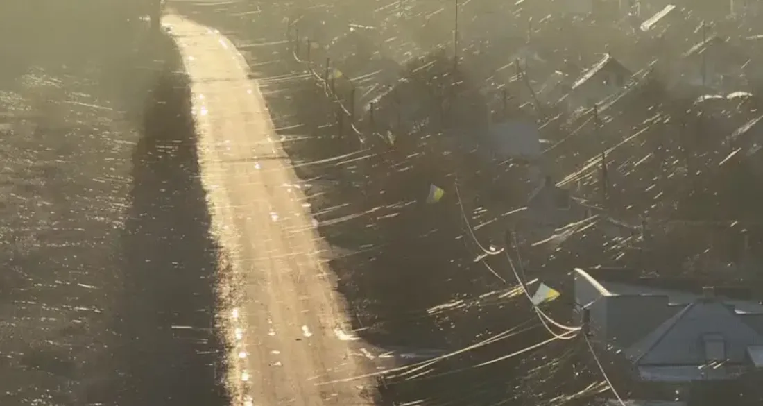 Відео: Лиман оповила «павутина» від дронів