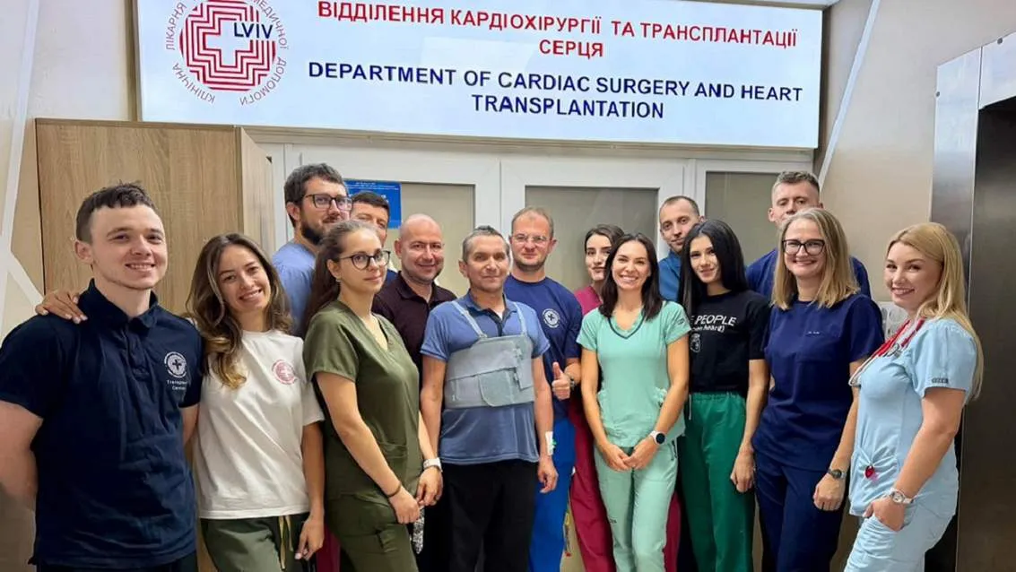A 54-year-old resident of the Lviv region underwent a unique surgery to correct a congenital heart defect