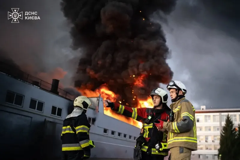 Russian drones destroyed the 95 Kvartal prop warehouse