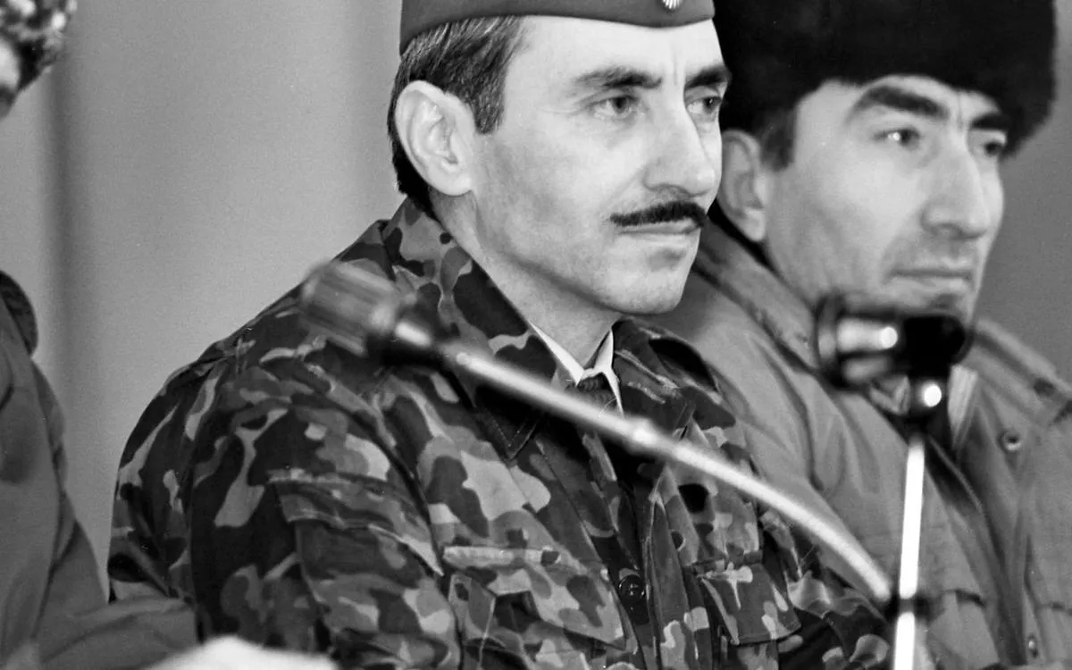 A memorial plaque to Dzhokhar Dudaev was unveiled in Lviv