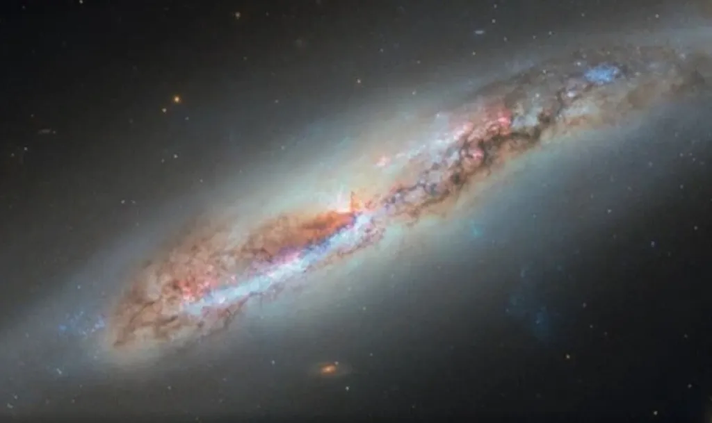 Hubble уперше зафіксував газовий шлейф у галактиці NGC 4388