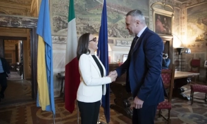 Фото: відремонтований фасад Будинку профспілок на Майдані