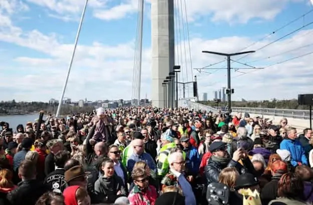В Хельсинки открыли самый длинный мост Финляндии