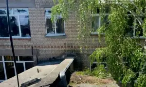 In Kherson, three police officers were injured when an unexploded drone detonated