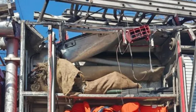 Russians attacked a fire truck in the Donetsk region