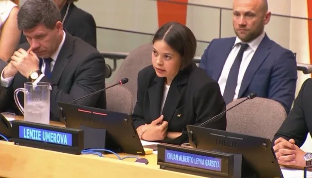 A Crimean Tatar human rights activist spoke at the UN about the torture of Ukrainians held captive by Russia