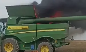 Российские дроны уничтожили последний комбайн фермерского хозяйства в Херсонской области
