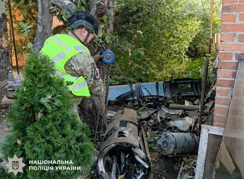 Video: A 90-kilogram warhead from a Russian drone was seized in Kyiv