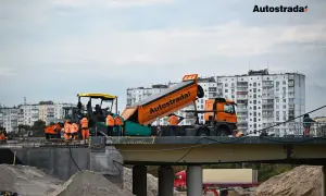 W Kijowie częściowo przywrócono ruch na Moście Południowym
