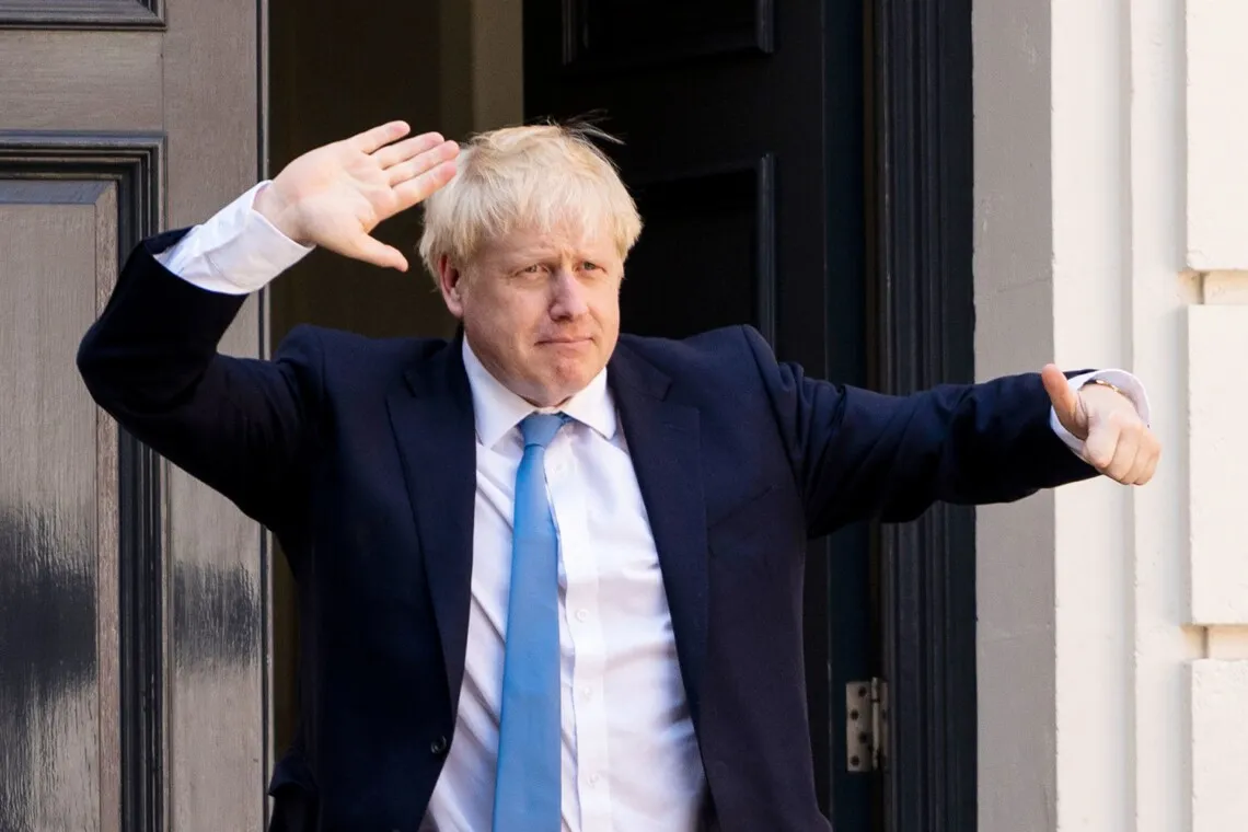 Johnson said that Putin is acting like someone who is about to lose