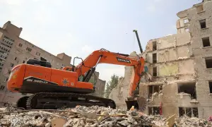  Фото: у Києві сталася пожежа у гімназії 