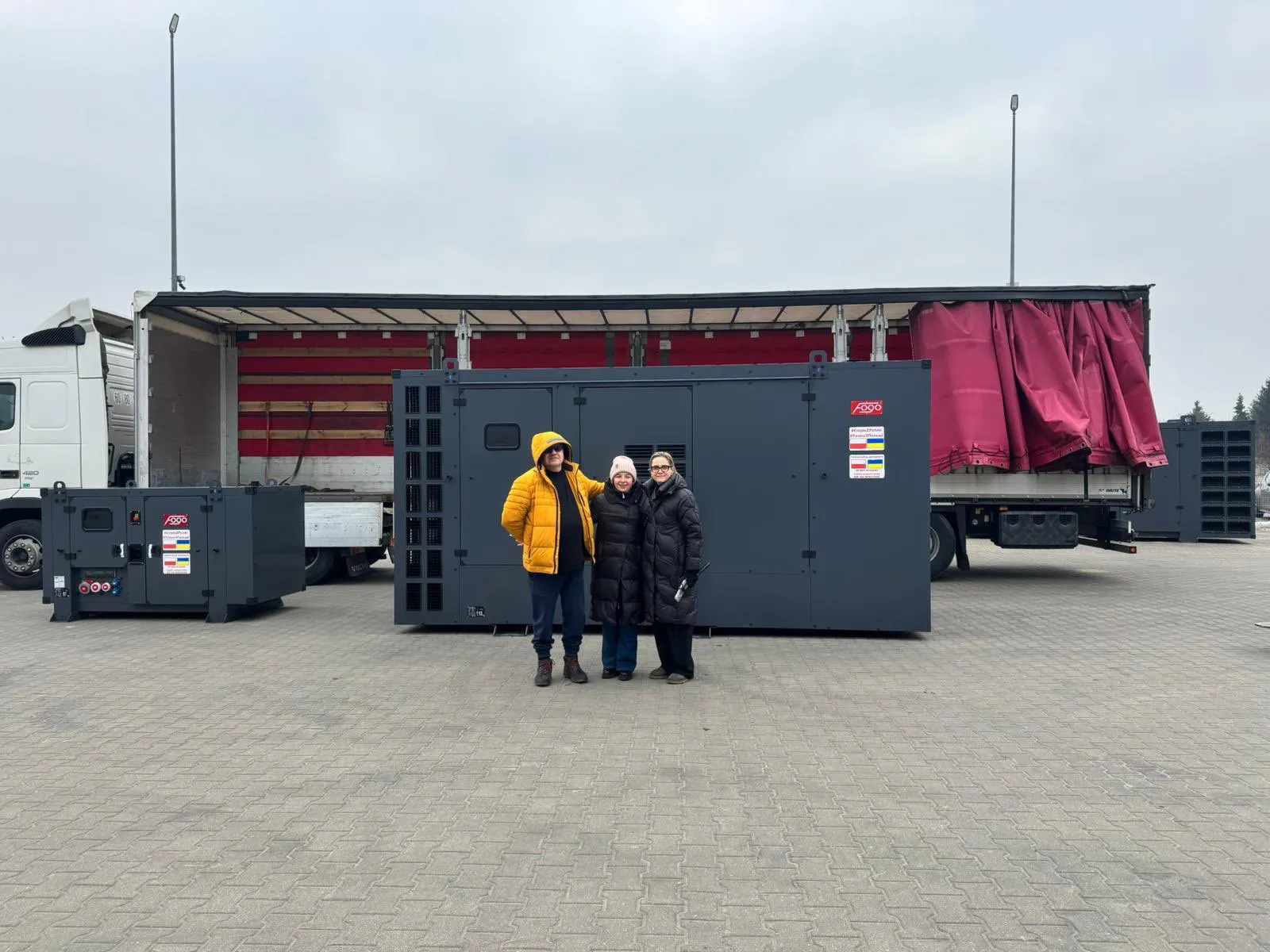 Польські донори передали Україні перші генератори в межах збору «Тепло з Польщі»