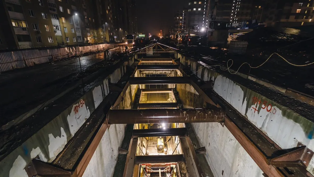 Перекриття проспекту ЄС через будівництво метро на Виноградар продовжили до грудня