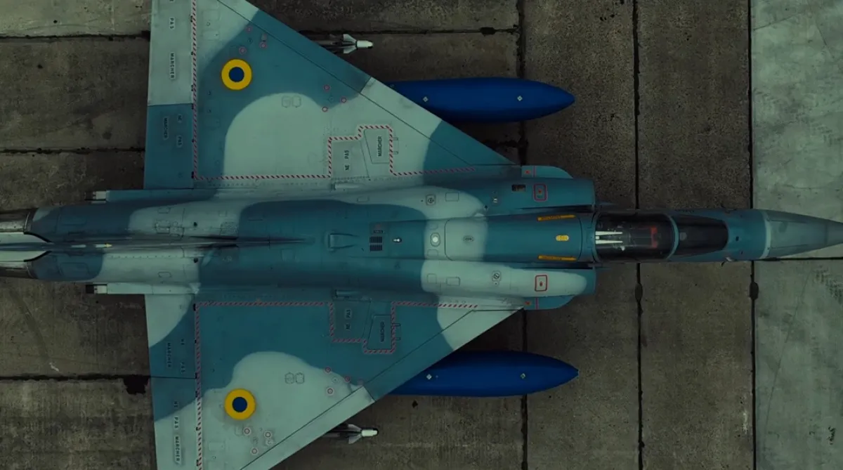 Повітряні сили показали Mirage 2000 під час бойової роботи в Україні