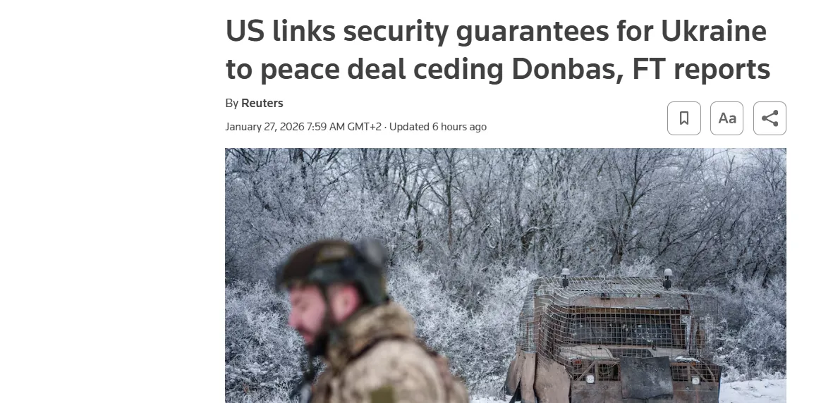 США спростували чутки про «обмін Донбасу на гарантії безпеки» — Reuters