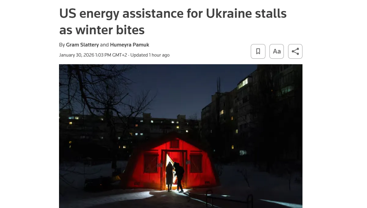 Сотні мільйонів доларів для енергетики України «застрягли» через дії Трампа — Reuters