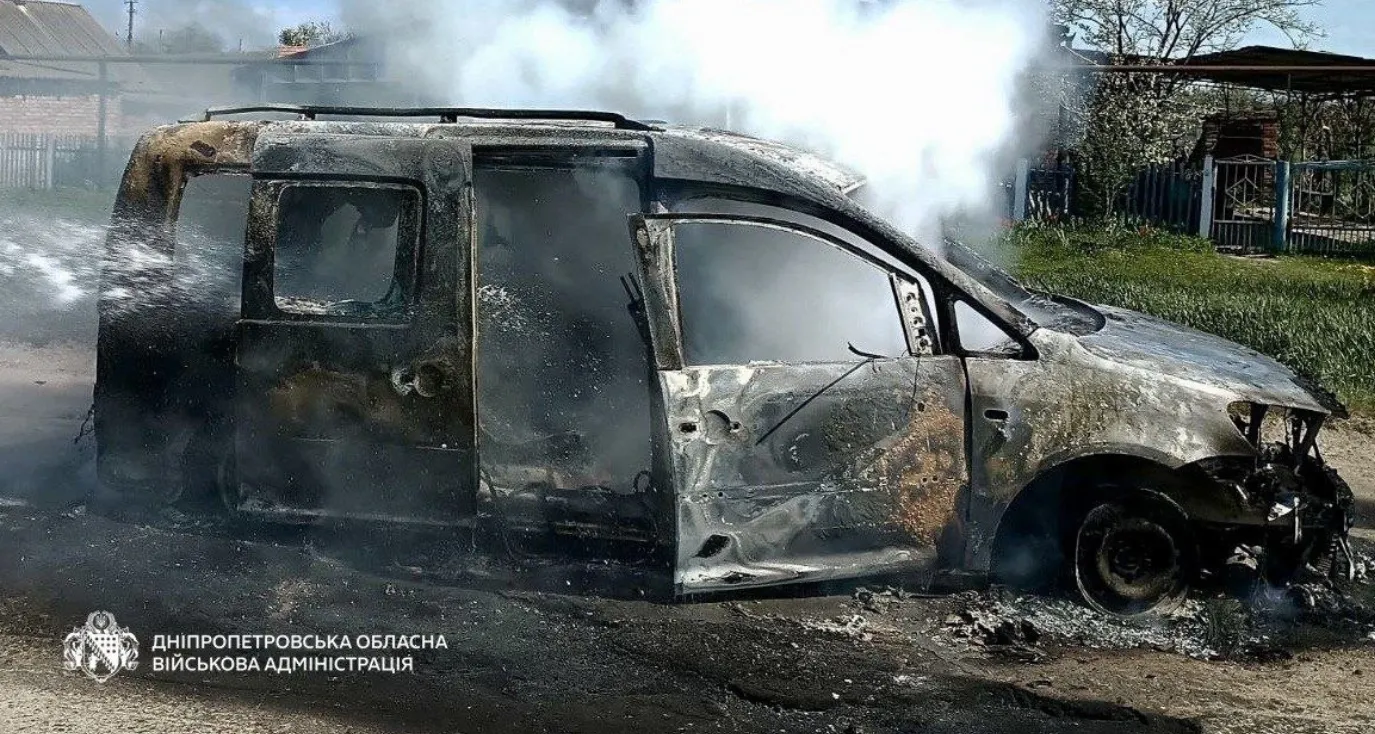 FPV-дрон врезался в автомобиль в Днепропетровской области: погиб мужчина