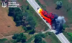 A Russian drone killed three civilians in Nikopol