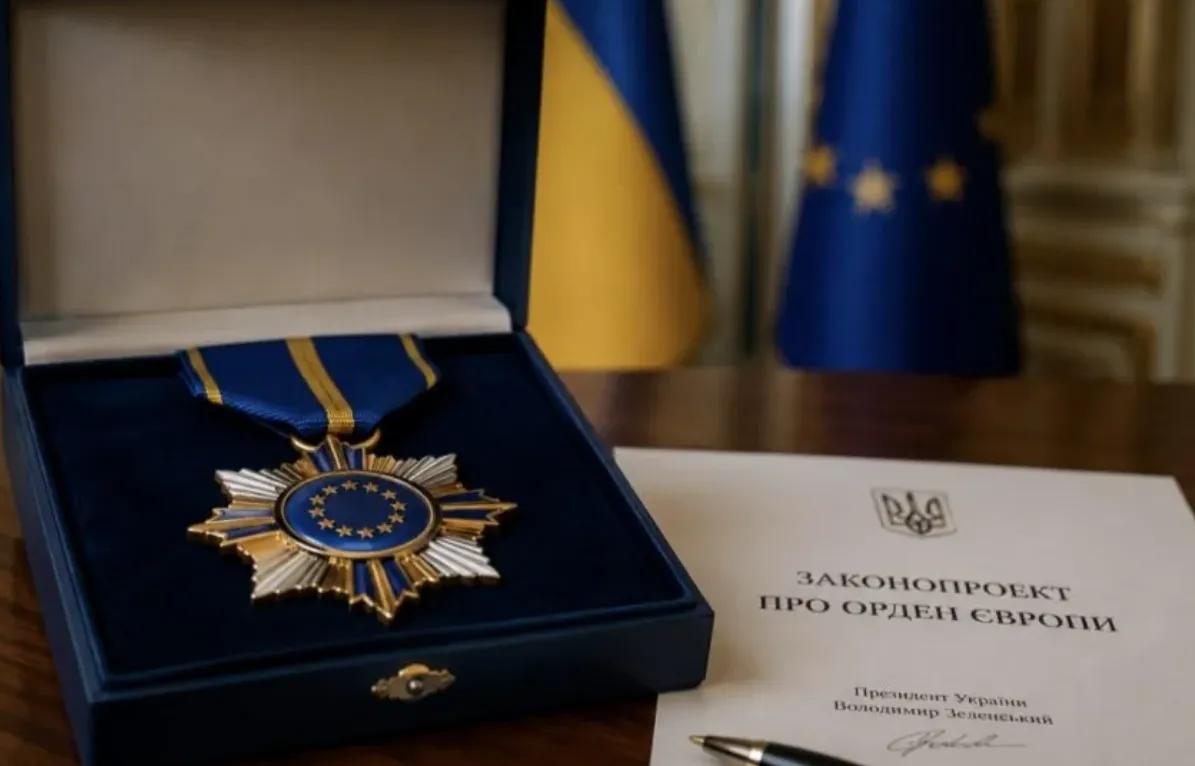В Україні можуть запровадити нову державну нагороду — орден Європи