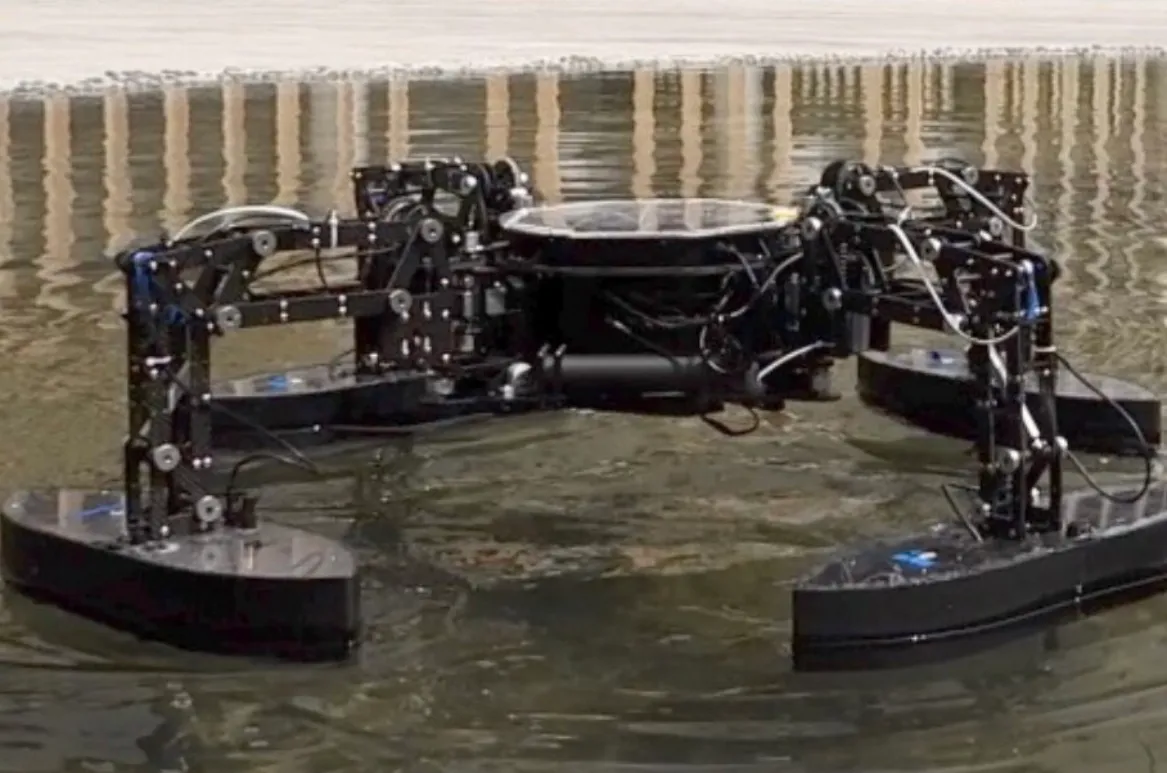Scientists have created a spider robot that can rescue people in the water
