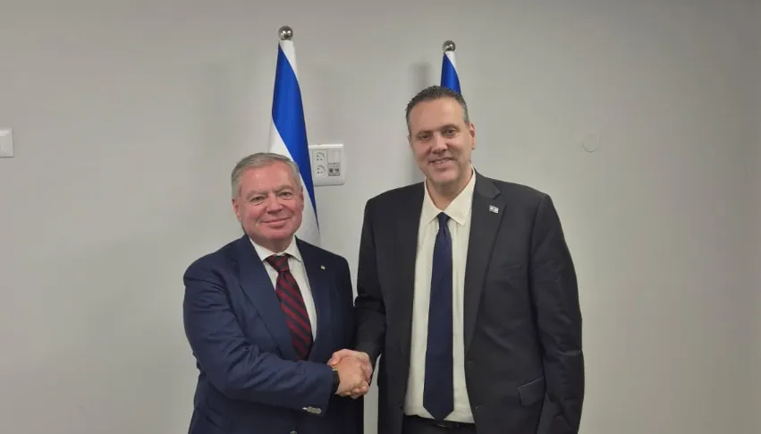 Ukraine's Ambassador to Israel called for Russian symbols to be banned from sporting events