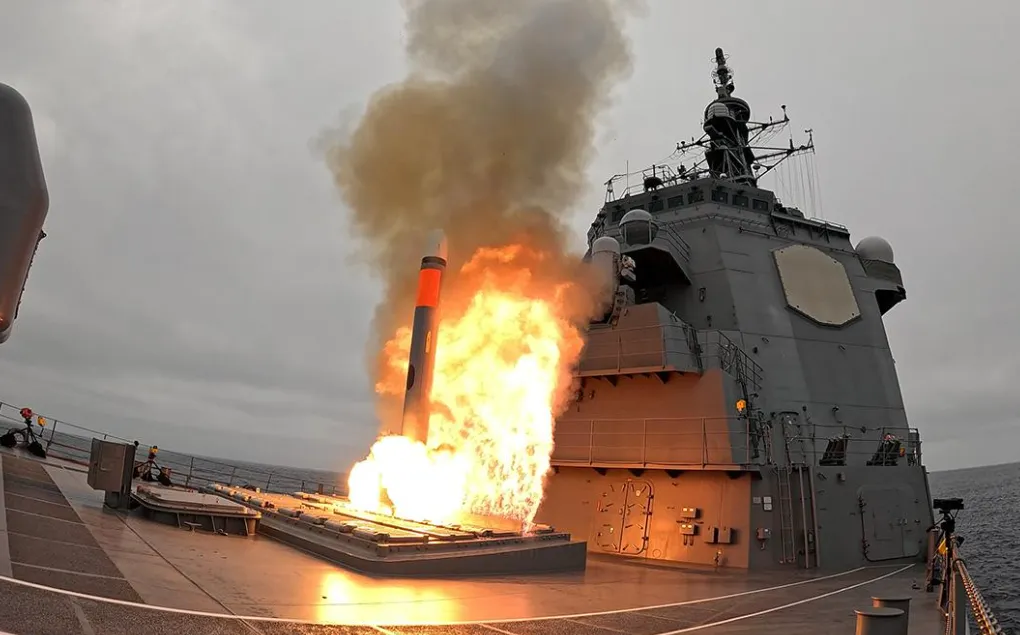 Japan launched a Tomahawk missile from one of its destroyers for the first time