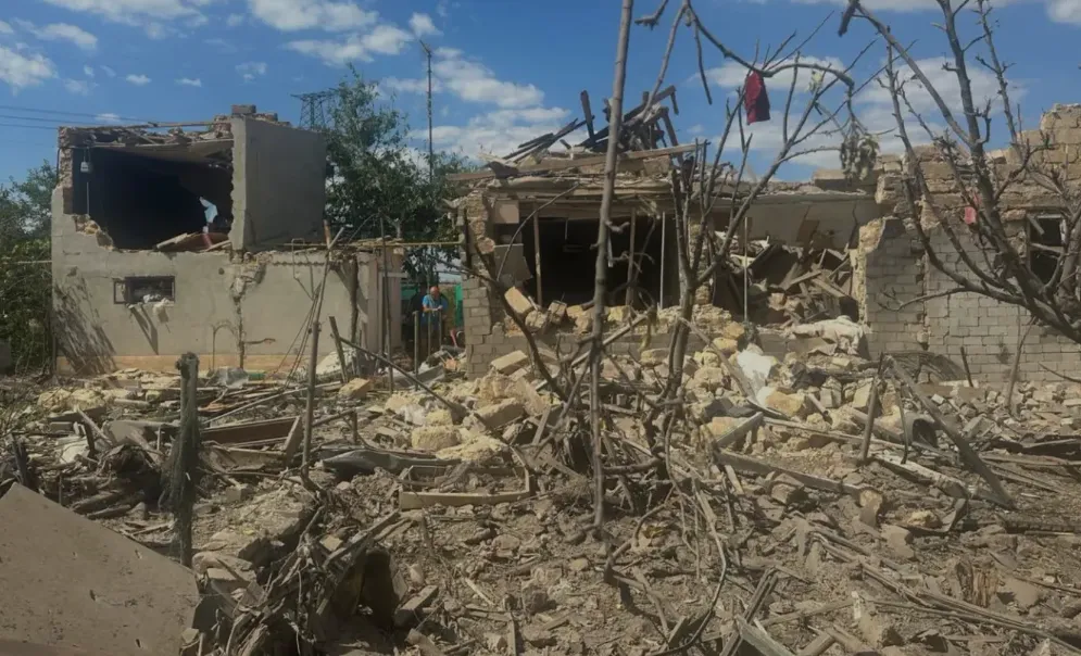 Russia attacked the Odesa region: a house was destroyed, and an 84-year-old man was wounded