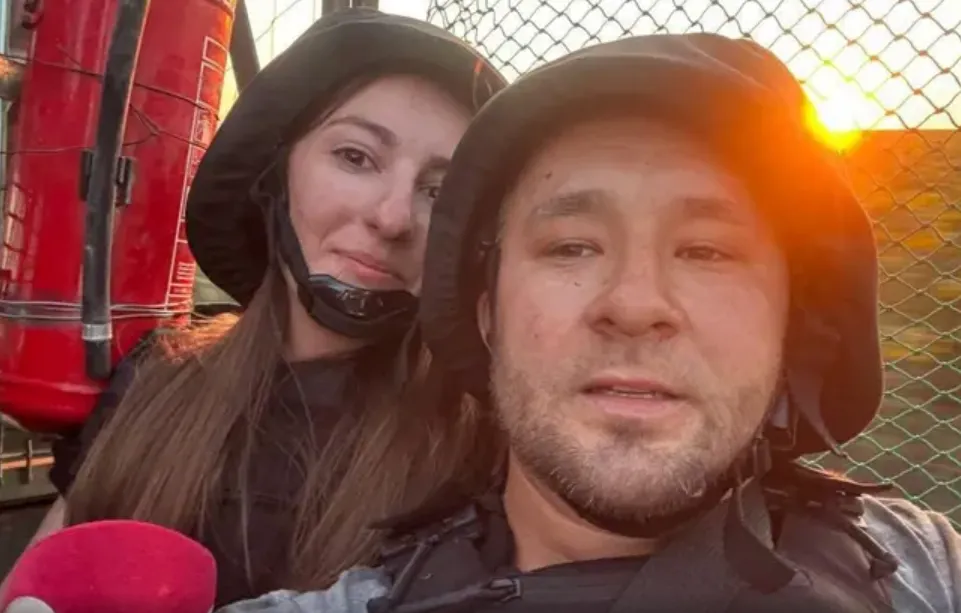An STB film crew came under attack by Russian FPV drones