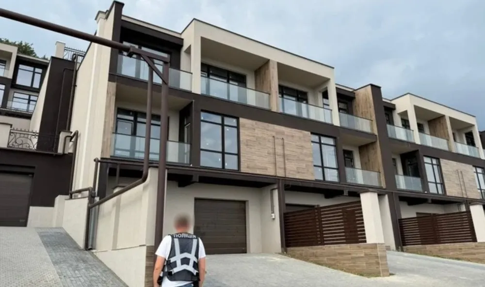 In Odesa, a developer illegally built 47 townhouses on a hillside near the sea