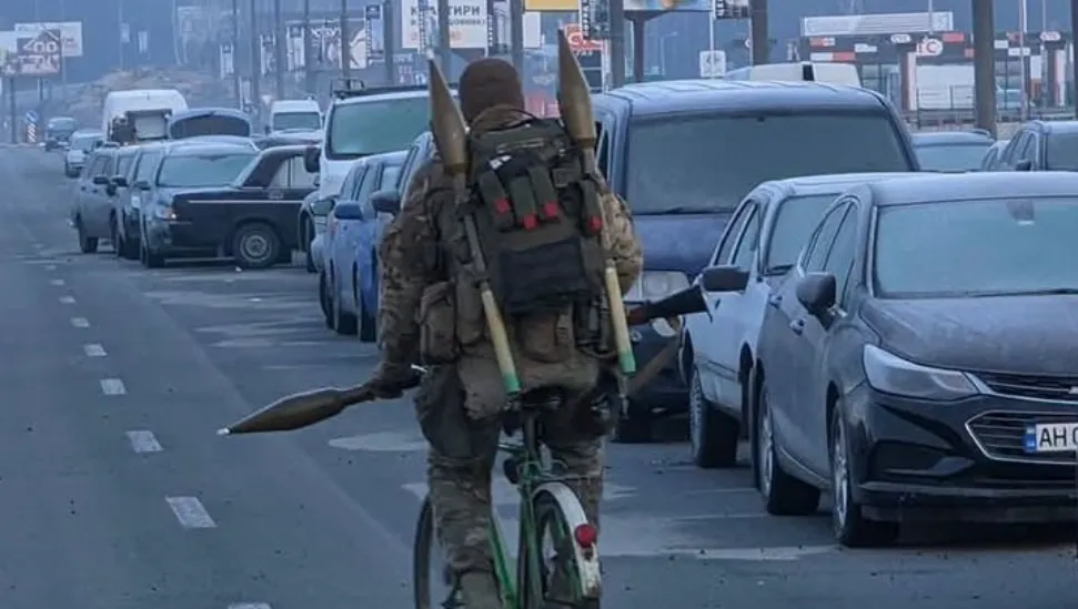 Serhiy Borets, who was riding a bicycle to Irpin with three RPGs during the first days of the invasion, was killed
