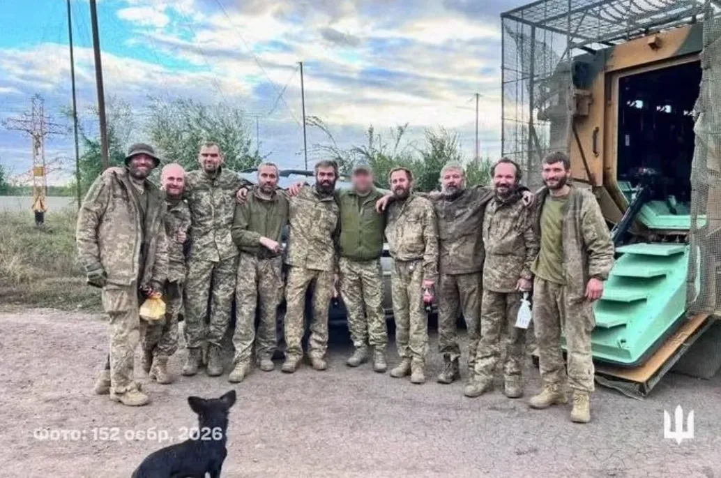 У 152-й бригаді провели складну ротацію: один військовий пробув на позиції 260 днів