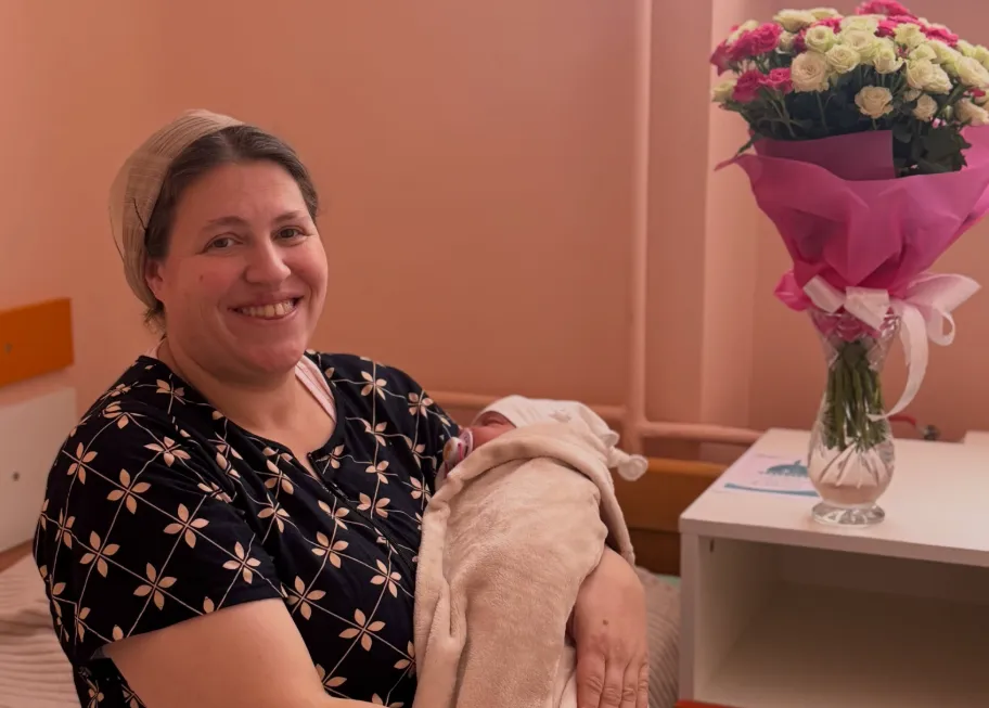 Zdjęcie: 42-letnia mieszkanka Lwowa urodziła dziesiąte dziecko